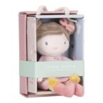 Mini Boneca de Pano - Rosa - 10cm - Image 4