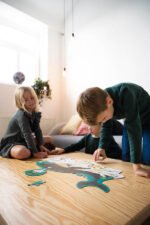 Contour Médio | Puzzle de Contorno : A Baleia - Image 2