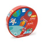 Puzzle 3D 2-em-1: O Espaço