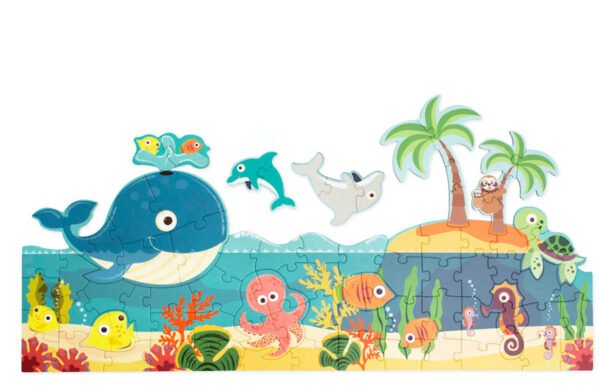 Puzzle 2-em-1: Evolutivo e Chão: O Oceano ( 10 Puzzles ) - Image 10