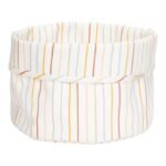 Cesto de Arrumação Redondo | Vintage Sunny Stripes