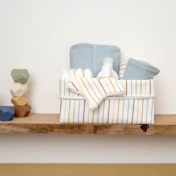 Cesto de Arrumação Redondo | Vintage Sunny Stripes - Image 4