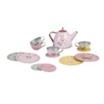 Serviço de Chá em Metal - Flowers & Butterflies