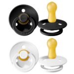 Pack de 2 Chuchas BIBS Black/White - Size1 Round - Image 2