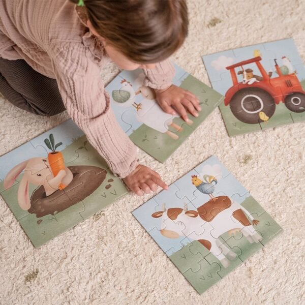 Puzzle 4-em-1 - Little Farm - Image 3
