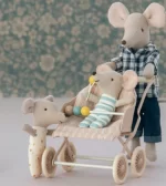 Carrinho de Bebé Rato ou Coelho - Rosa - Image 2