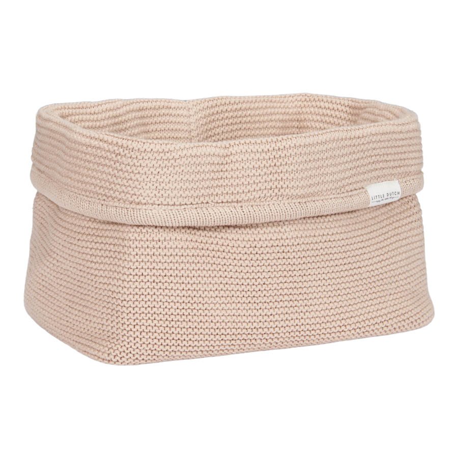 TE30523026-Knitted-storage-basket-large-Beige-Newborn-naturals.jpg Cesto de Arrumação Grande em Malha | Pure Bege - Image 1