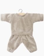 Conjunto Liam em Veludo Cinza Pérola para Boneca Minikane by Paula Reina - Image 2