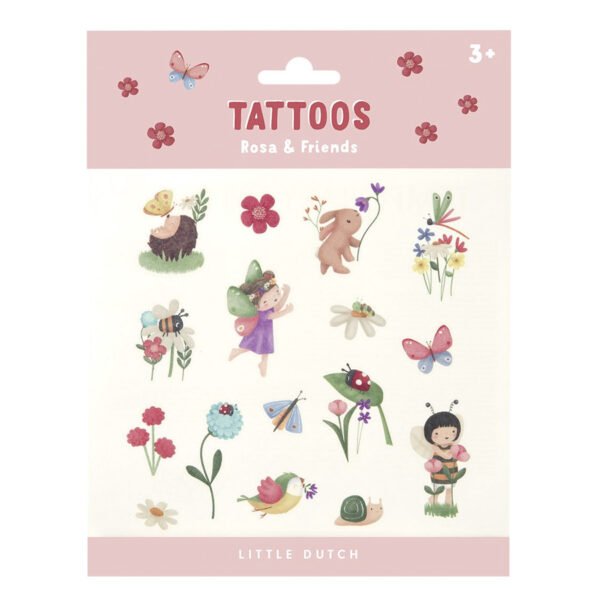 Tatuagens temporárias Rosa & Amigos