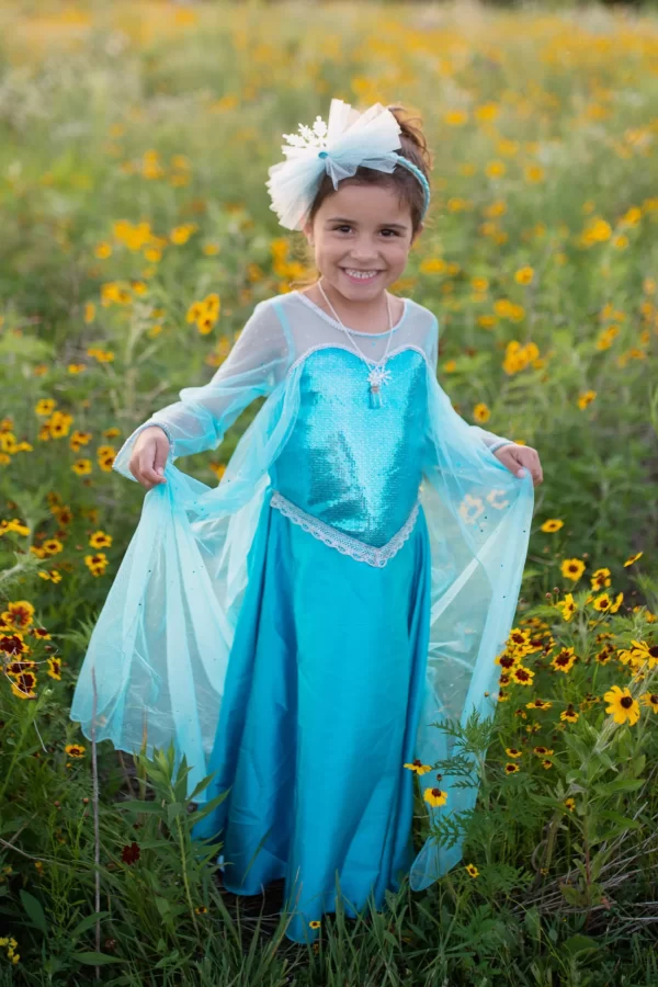 Vestido Elsa Rainha do Gelo – 3/4 Anos ou 5/6 Anos - Image 2