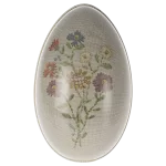 Ovo da Páscoa Metal Pequeno - Flores