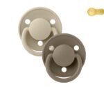 Pack de 2 Chuchas BIBS - De Lux - Vanilla/Dark Oat - Size1 Round - Image 3