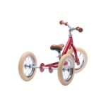 Bicicleta de Equilibrio 2-em-1 Vintage Vermelha – Mate – Trybike - Image 7