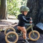 Bicicleta de Equilibrio 2-em-1 Vintage Verde – Gloss – Trybike - Image 2