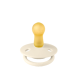 Pack de 2 Chuchas BIBS - De Lux - Ivory/Baby Pink - Size1 Round - Image 3