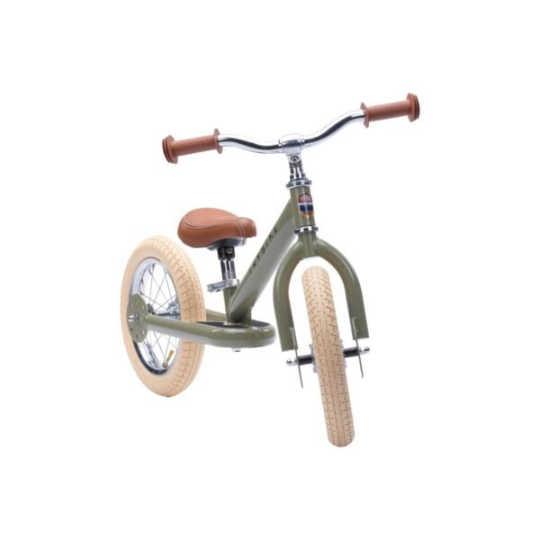 Bicicleta de Equilibrio Vintage Verde – Gloss – Trybike - Image 2