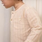 Camisa de Linho - Manga Comprida - Sand Stripes - Image 6