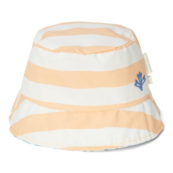 Chapéu de Verão Reversivel - Honey Stripes / Ocean Dreams Blue - Image 1