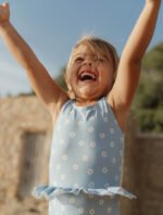 Fato de Banho | Sem Mangas |  Daisies Blue - Image 5