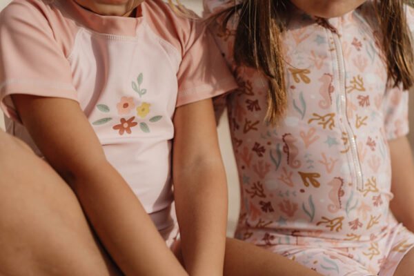T-shirt de Banho | Manga Curta -  Flower Pink - Image 4