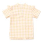 T-shirt de Banho | Manga Curta  Folhos | Sunshine Checks - Image 2
