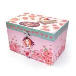 Caixa de jóias musical ‘Esperides’ com suporte para anéis, gaveta e espelho largo ‘Amphitrite’ - Image 5