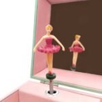 Caixa de jóias musical ‘Esperides’ com suporte para anéis, gaveta e espelho largo ‘Amphitrite’ - Image 3