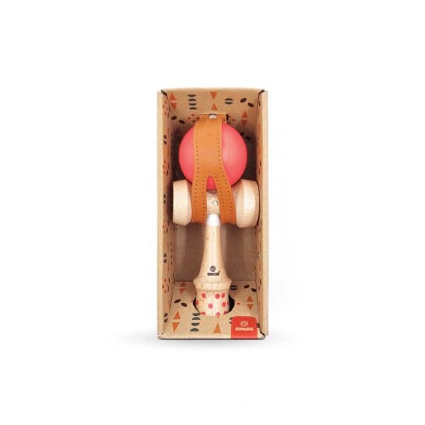 Kendama de Madeira ‘GEOM’ Vermelho - Image 6