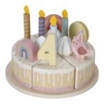 Bolo de Aniversário em Madeira - Rosa - Image 7