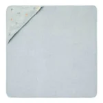 Toalha com Capuz - Bordada | Blue - 100x100 cm - Image 4