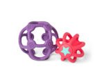 Set de 2 Bolas Sensoriais em Silicone - Purple e Rosa