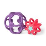 Set de 2 Bolas Sensoriais em Silicone - Purple e Rosa