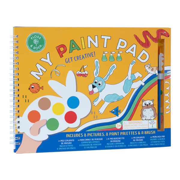 Bloco de Pintura - Animais de Estimação | Floss&Rock