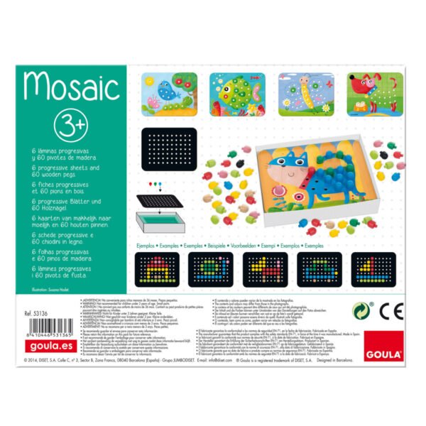 Jogo em Madeira - Mosaico com Pinos - Image 3