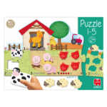 Puzzle de  Encaixe e Quantidades de 1 a 5 - Image 3