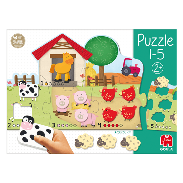 Puzzle de  Encaixe e Quantidades de 1 a 5 - Image 3