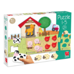Puzzle de  Encaixe e Quantidades de 1 a 5