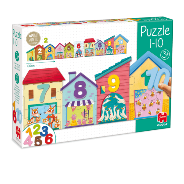 Puzzle de Encaixe e Quantidades de 1 a 10