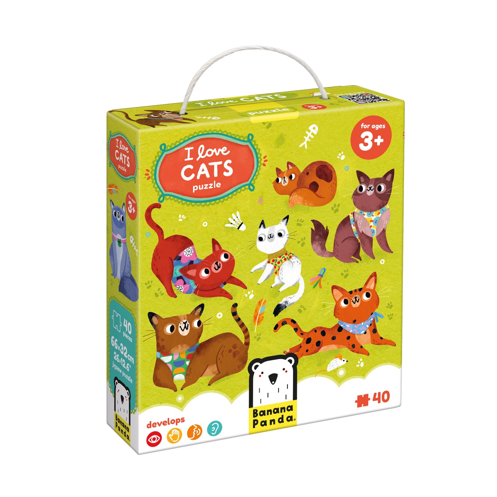 5902983492887_BOX1 I Love Cats Puzzle - Image 1