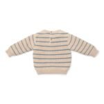 Sweater de Malha - Ice blue stripe