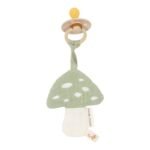 Pano Porta-Chupetas em Musselina | Mushroom