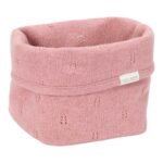 Cesto de Arrumação Pequeno em Malha | Pure Pink Blush