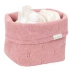 Cesto de Arrumação Pequeno em Malha | Pure Pink Blush - Image 6