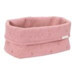 Cesto de Arrumação Grande em Malha | Pure Pink Blush