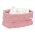 Cesto de Arrumação Grande em Malha | Pure Pink Blush - Image 2