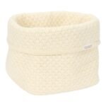 Cesto de Arrumação Pequeno em Malha | Pure Soft White