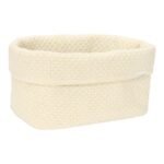 Cesto de Arrumação Grande em Malha | Pure Soft White