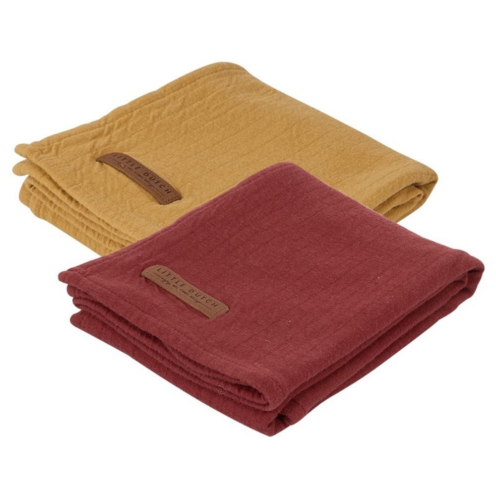 TE50330168_swaddle-doek-70-x-70-pure-indian-red-ochre_1000.jpeg Swaddles 70 x 70 Pure Indian Red /Ochre - Image 1