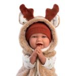 Bebé Recém Nascido Chorona - Sorrisos Rena 42 cm - Image 2