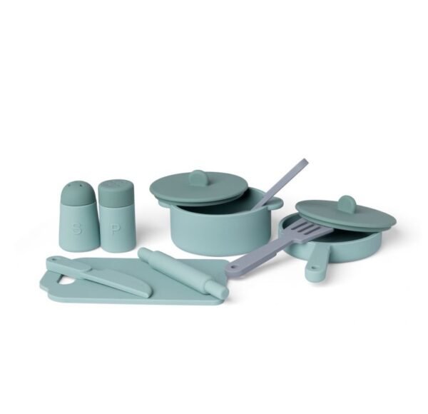 Set de Cozinha em Silicone - Verde e Cinza - Image 2